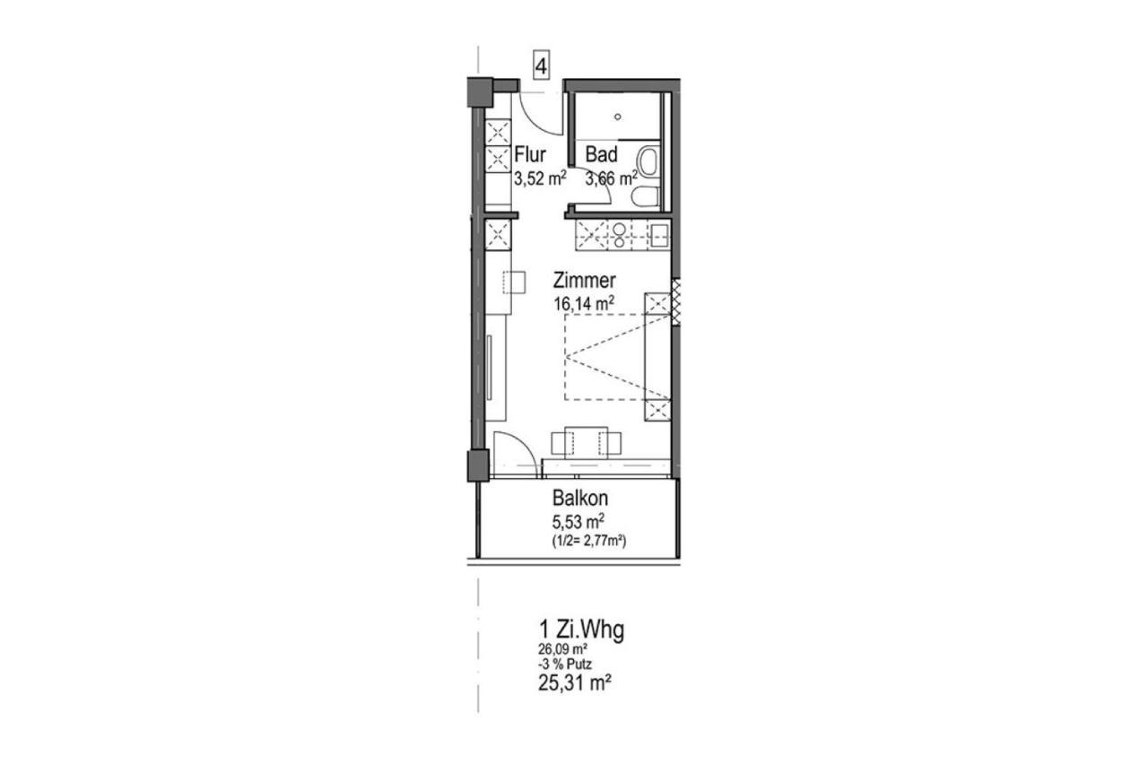 Huber Living Basic 206 Apartamento Germering Exterior foto